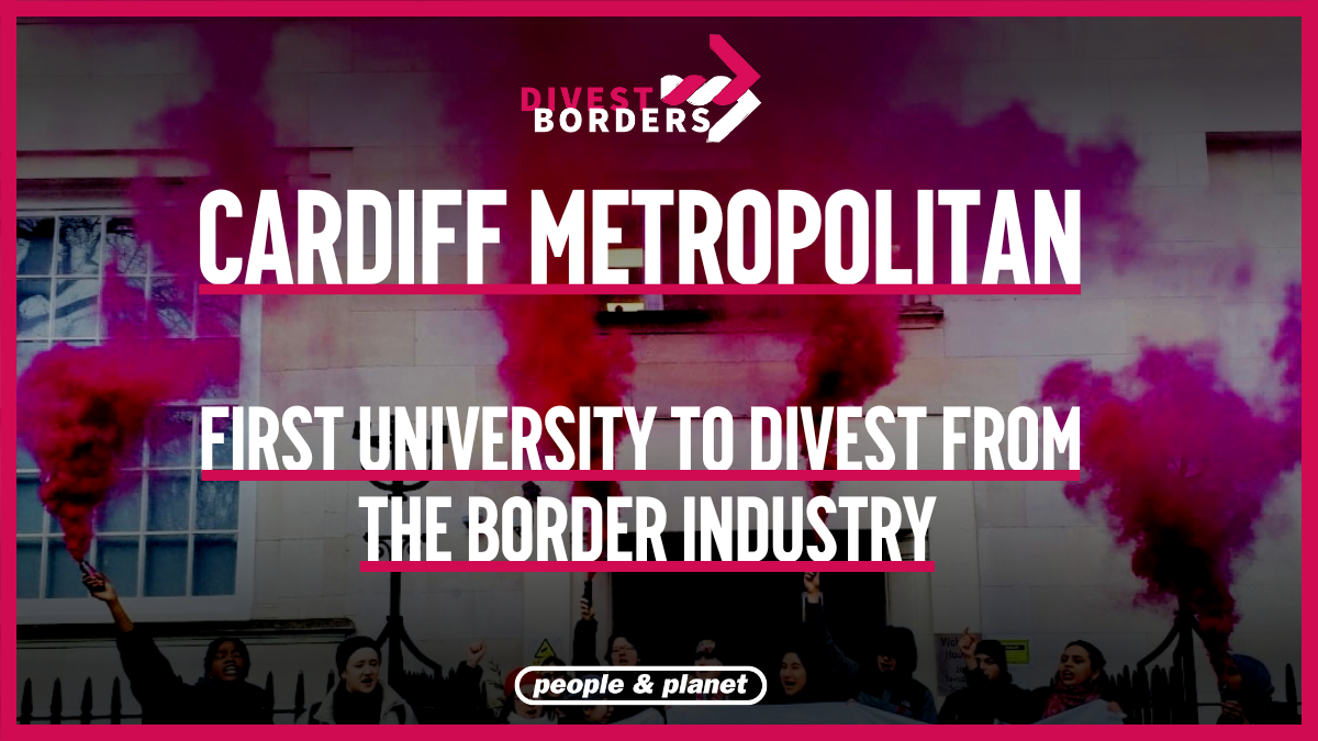 PRESS RELEASE: FIRST UK UNIVERSITY PLEDGES NO INVESTMENTS IN BORDER ...