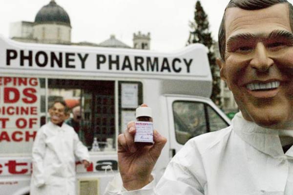 Photo of Phoney Pharmacy on tour