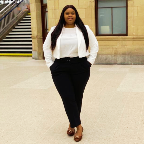 Photograph of Audrey Opara stood outdoors